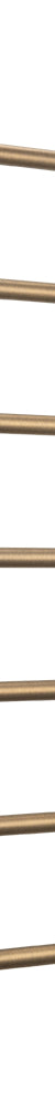 Radiant Antique Brass 600 X 800mm Round Heated Towel Rail Right