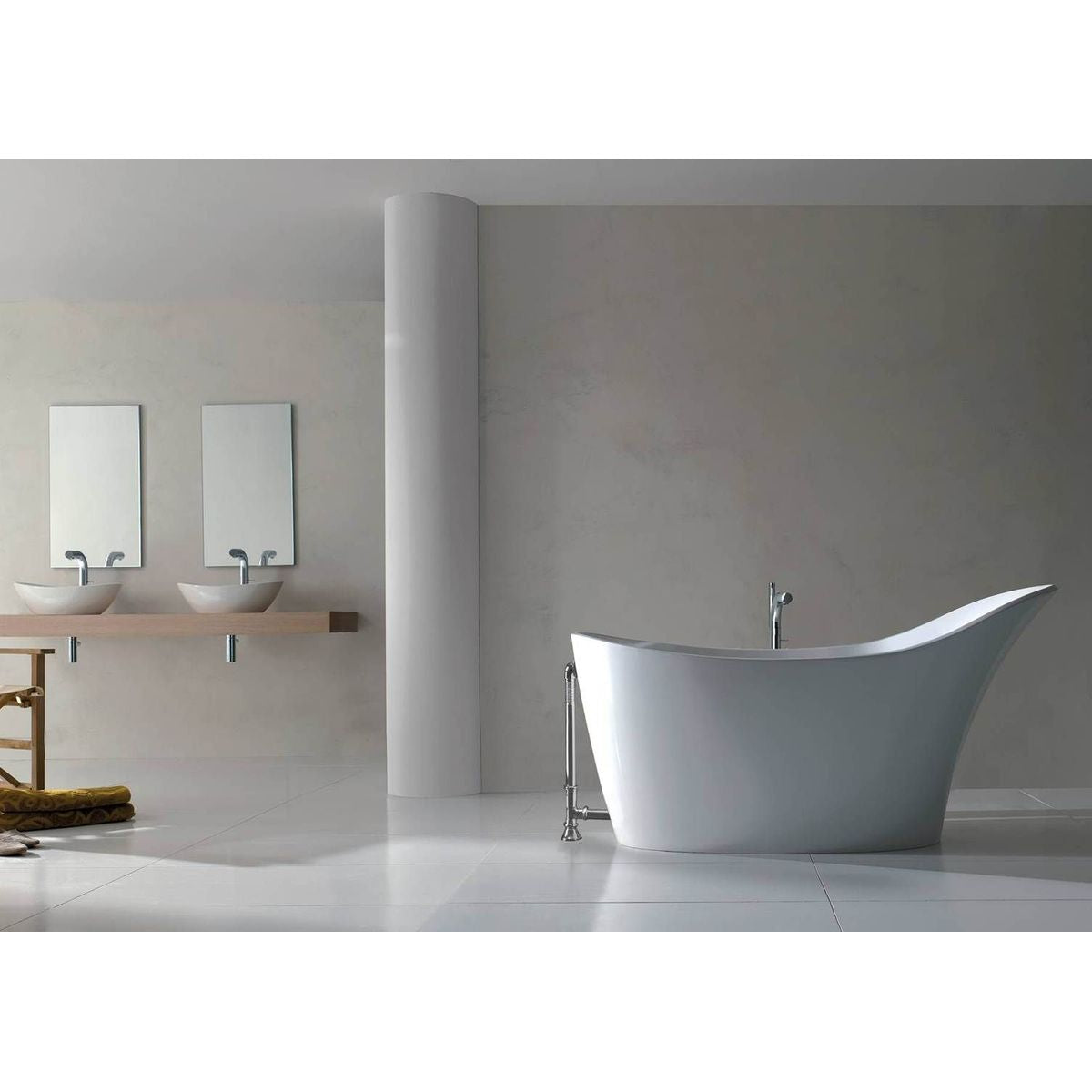 Victoria + Albert Amalfi Bath, Matte White
