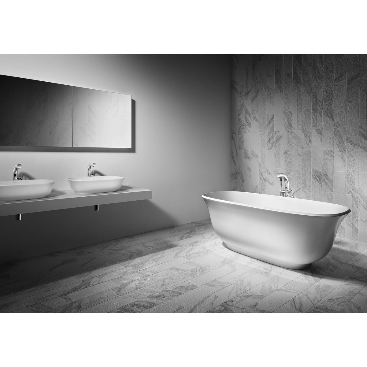 Victoria + Albert Amiata 1650 Bath, Gloss White