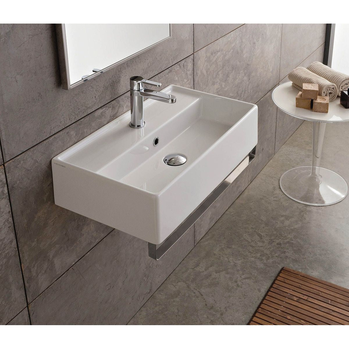 Studio Bagno Apartment 60R Bench/Wall Basin - 1 Taphole