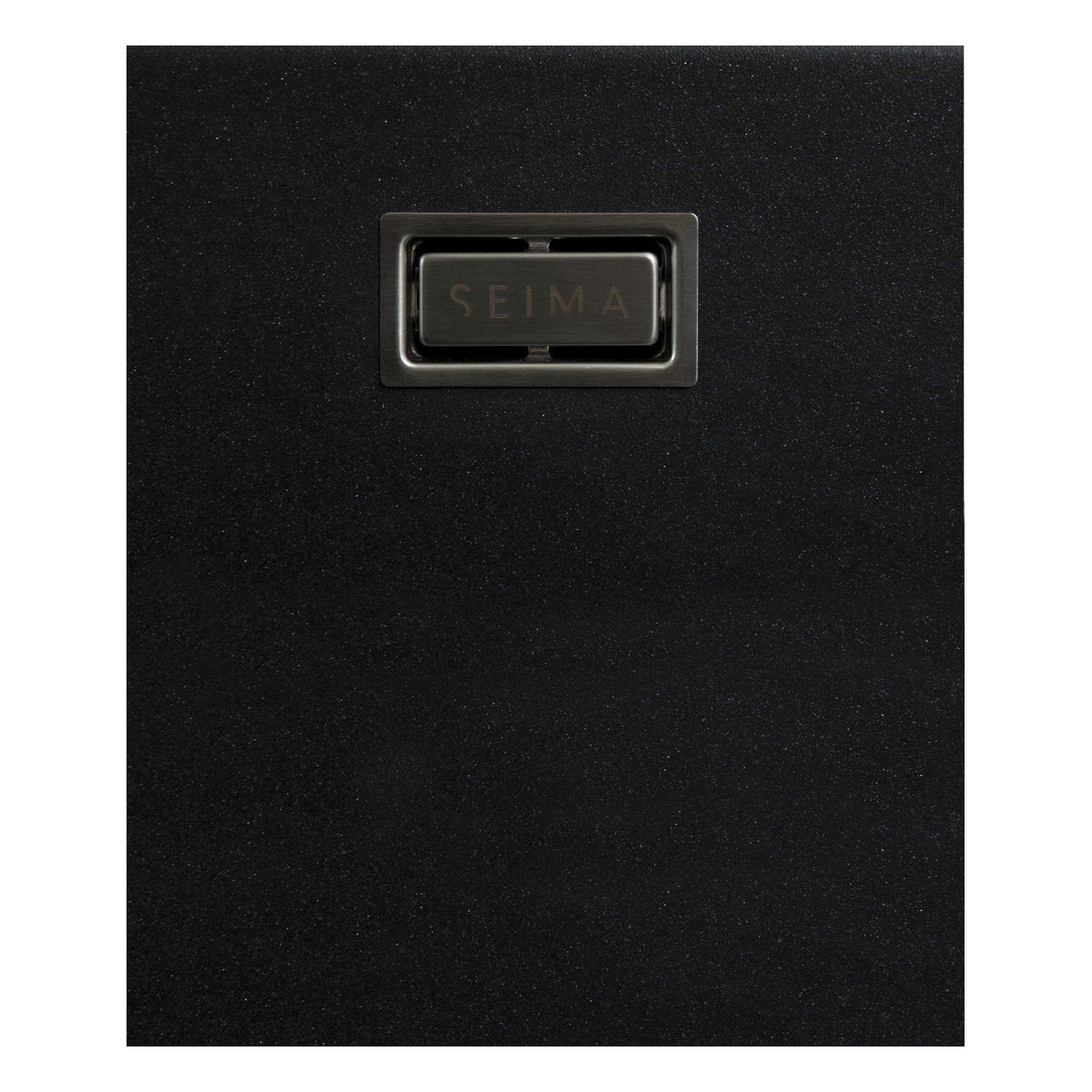 Seima Oros 1160 Arqstone Sink - Black, 1 Taphole, Right Drainer