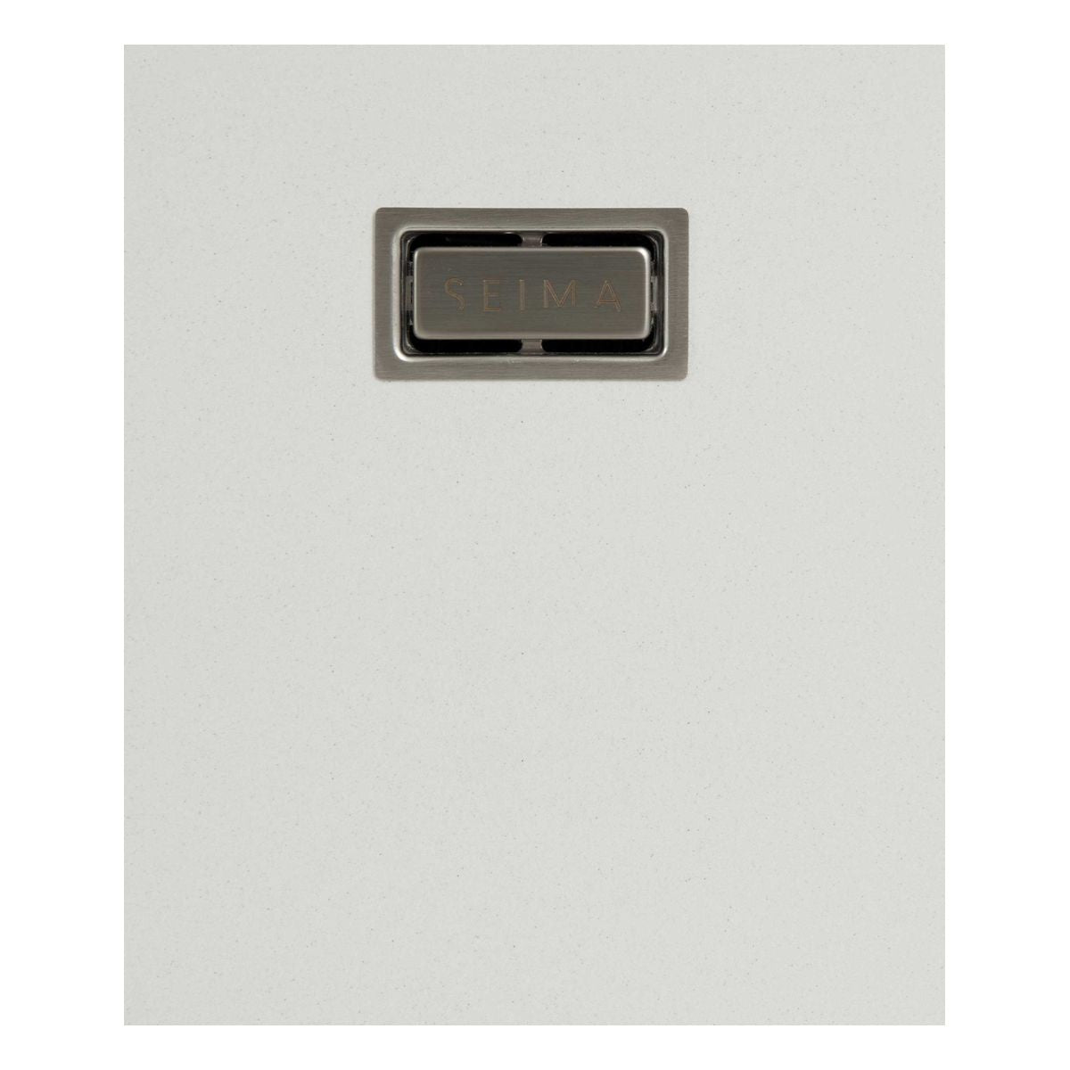 Seima Oros 620 Arqstone Sink - White, No Taphole