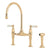 Shaws by Perrin & Rowe Pendleton Kitchen Mixer with Spray Rinse, Polished Brass