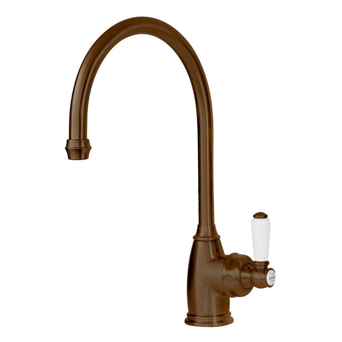 Shaws by Perrin & Rowe Yarrow Kitchen Mixer, Lead Free, English Bronze