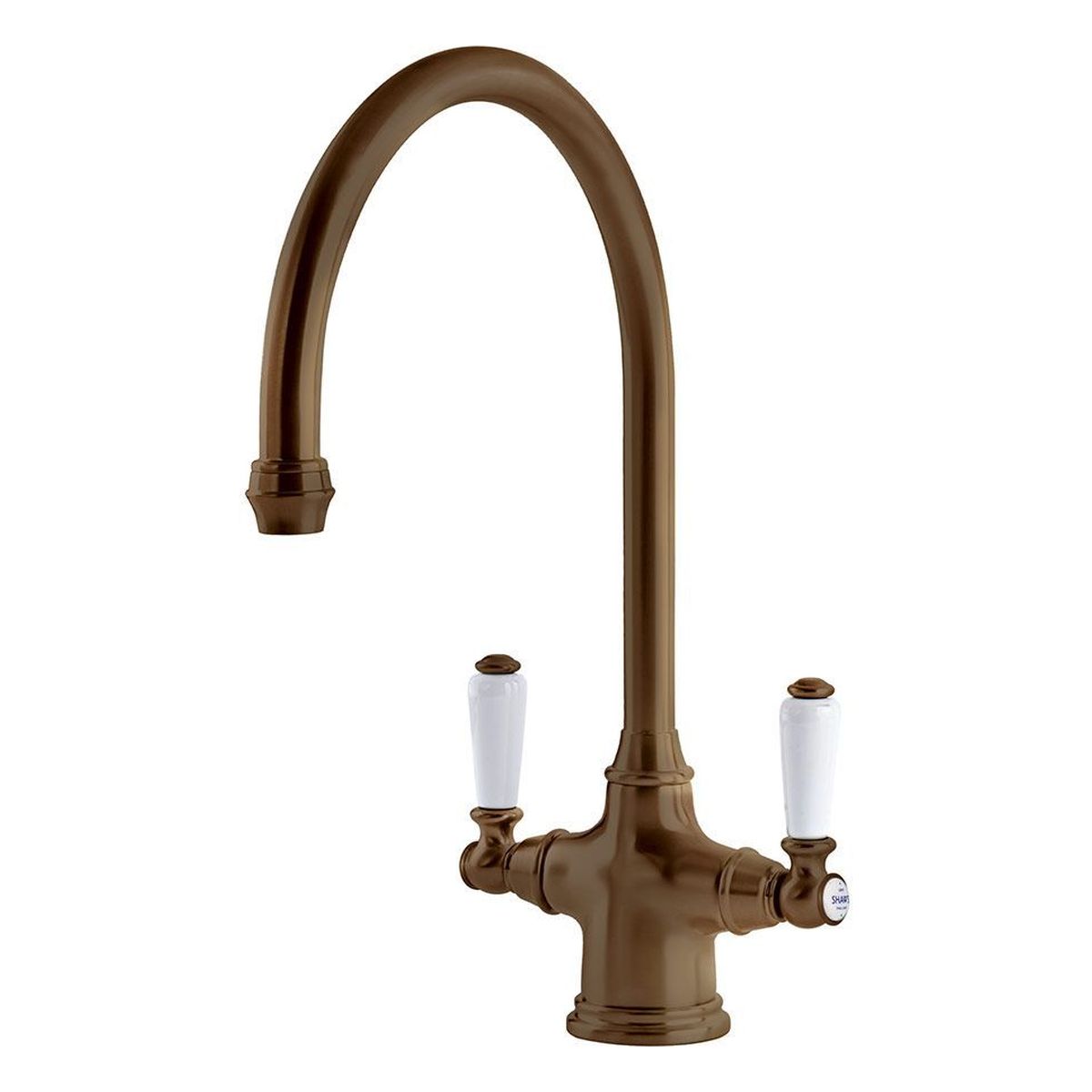 Shaws by Perrin & Rowe Ribble Kitchen Mixer, Lead Free, English Bronze