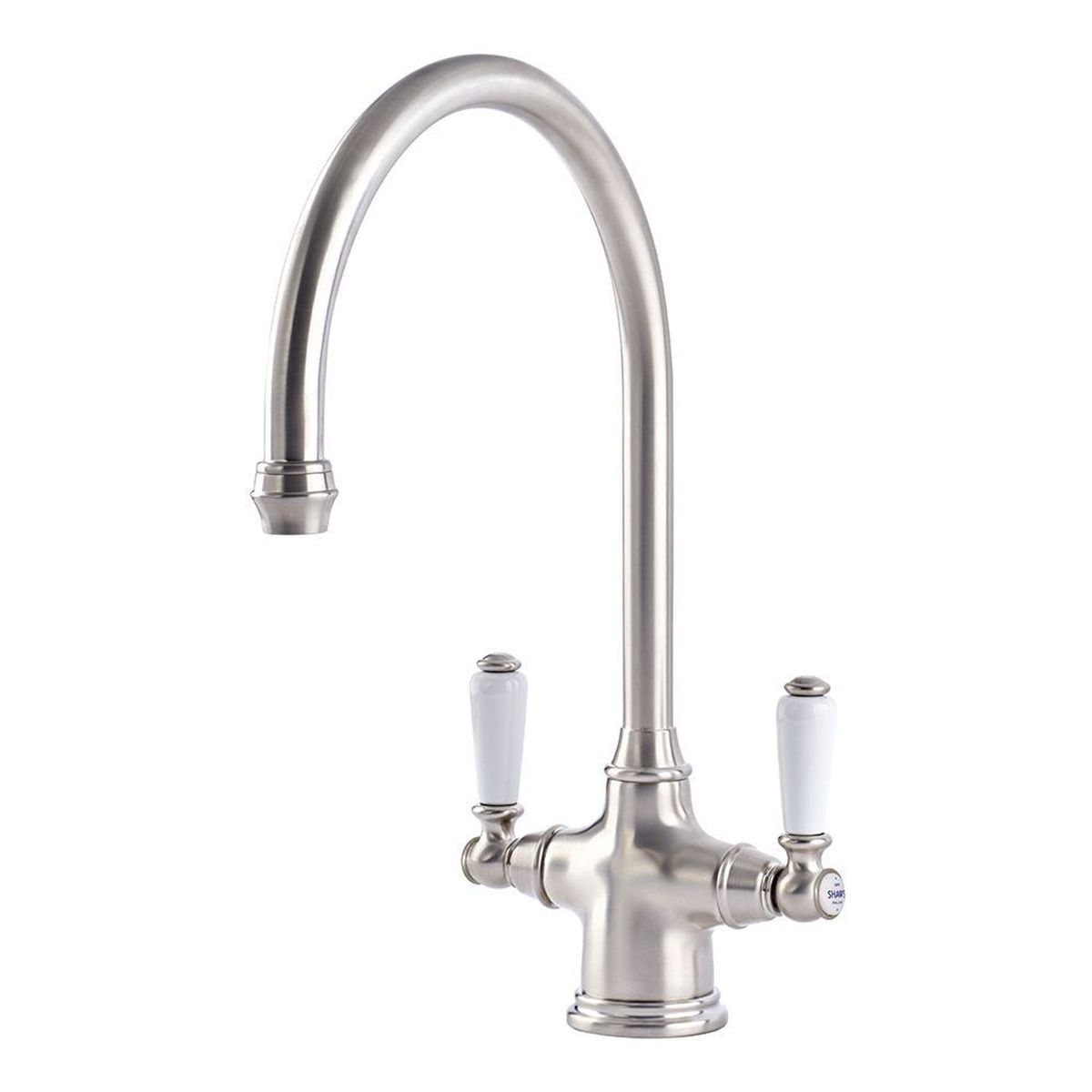 Shaws by Perrin & Rowe Ribble Kitchen Mixer, Lead Free, Pewter