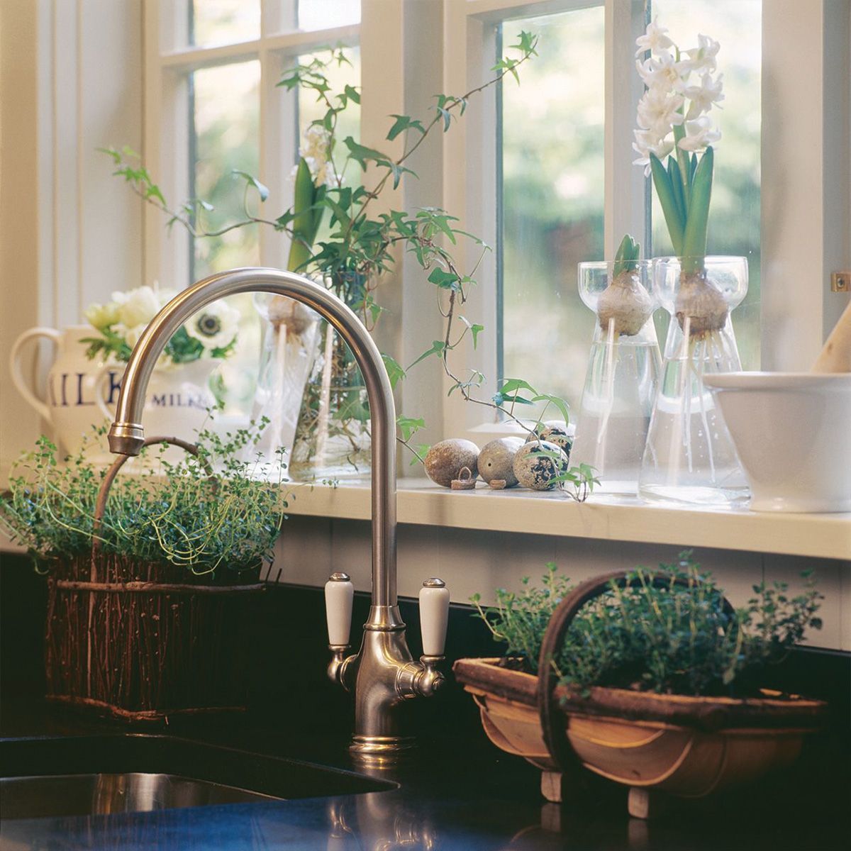 Shaws by Perrin & Rowe Ribble Kitchen Mixer, Lead Free, Pewter