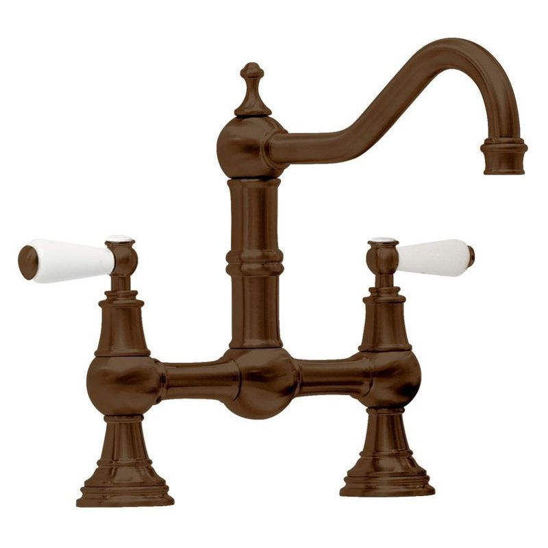 Shaws by Perrin & Rowe Hambleton Kitchen Mixer, Lead Free, English Bronze