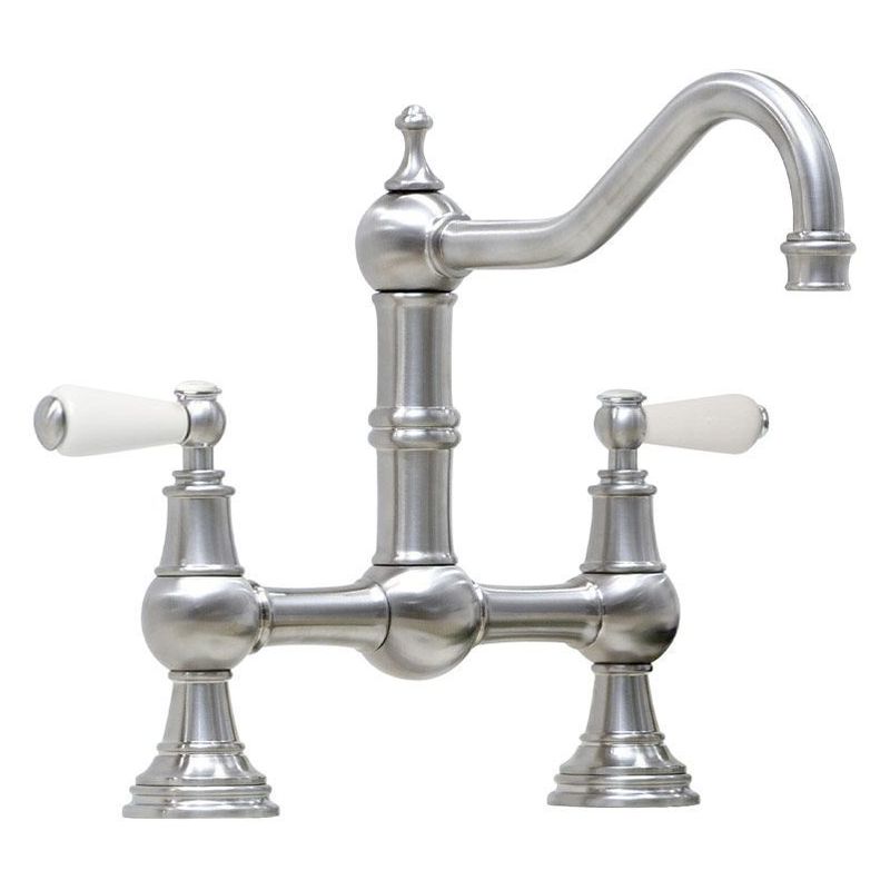 Shaws by Perrin & Rowe Hambleton Kitchen Mixer, Lead Free, Pewter