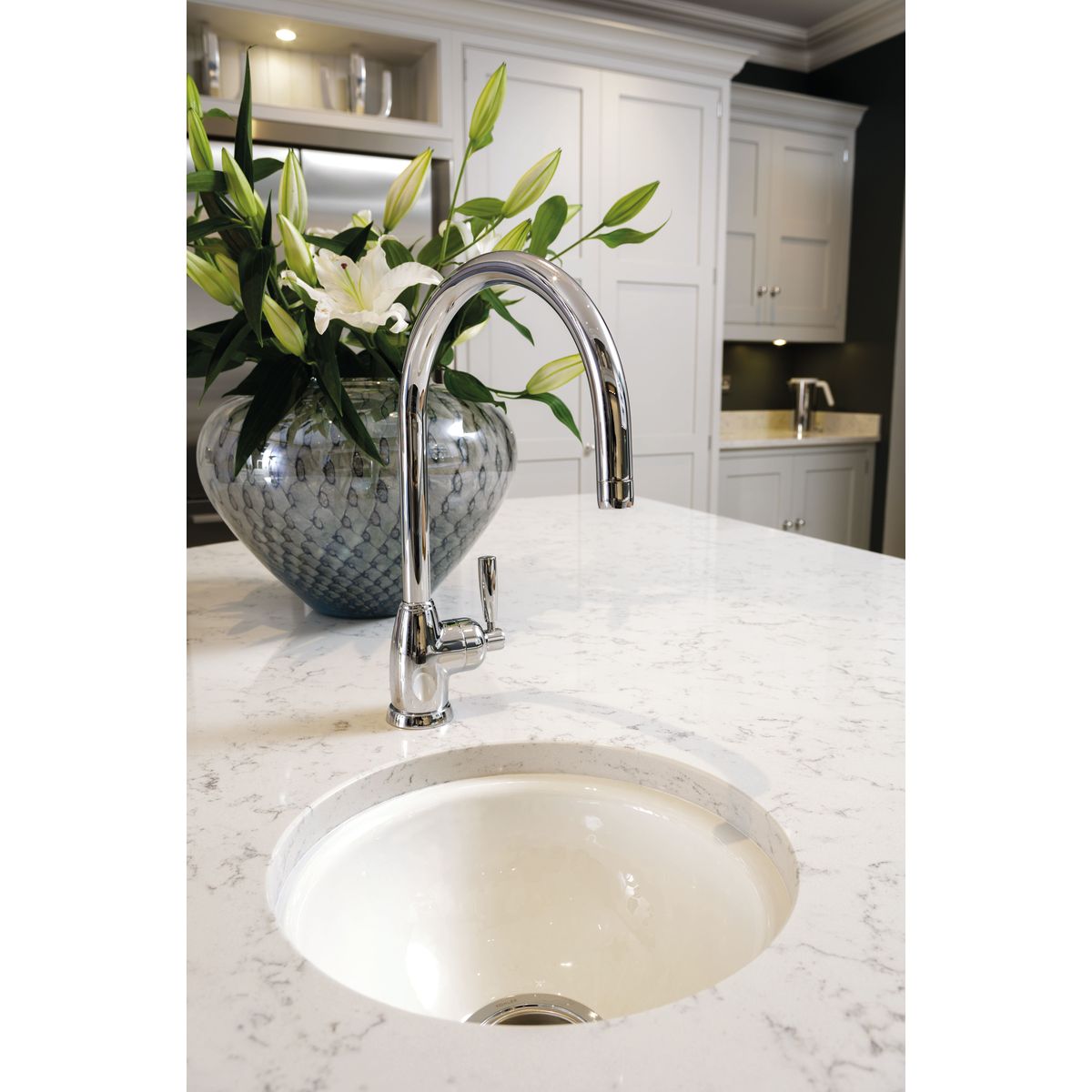 Shaws by Perrin & Rowe Roeburn Kitchen Mixer, Lead Free, Chrome
