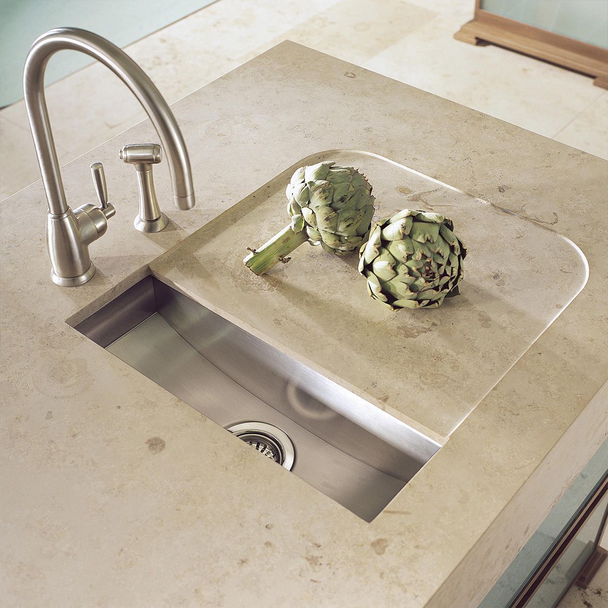 Shaws by Perrin & Rowe Roeburn Kitchen Mixer with Spray Rinse, Lead Free, Pewter