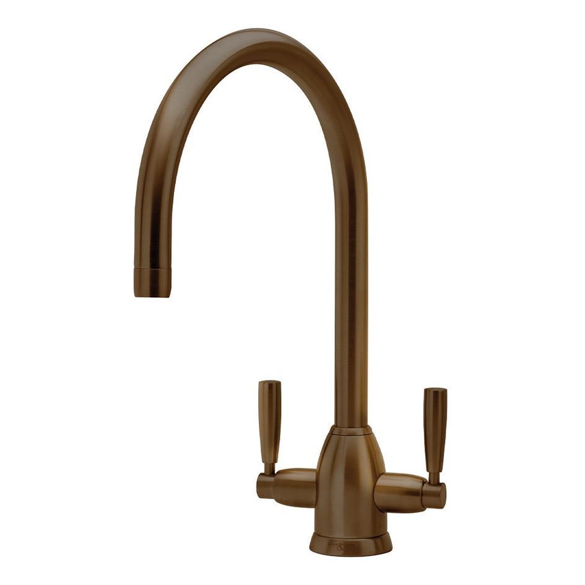 Shaws by Perrin & Rowe Silverdale Kitchen Mixer Tap, Lead Free, English Bronze