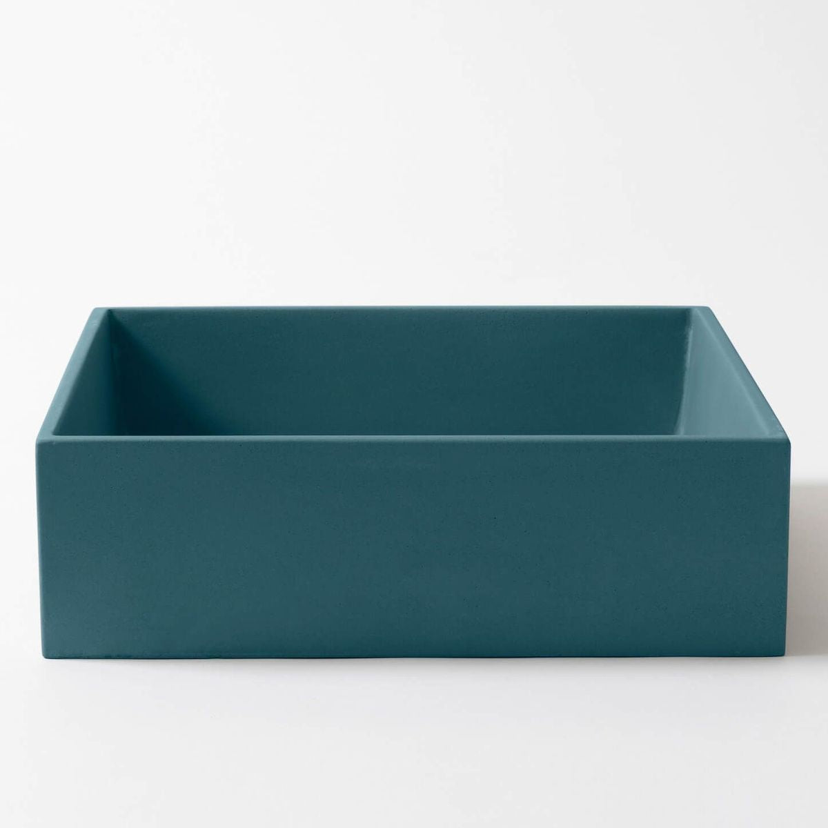 Baly Square Concrete Vessel Basin - Ocean