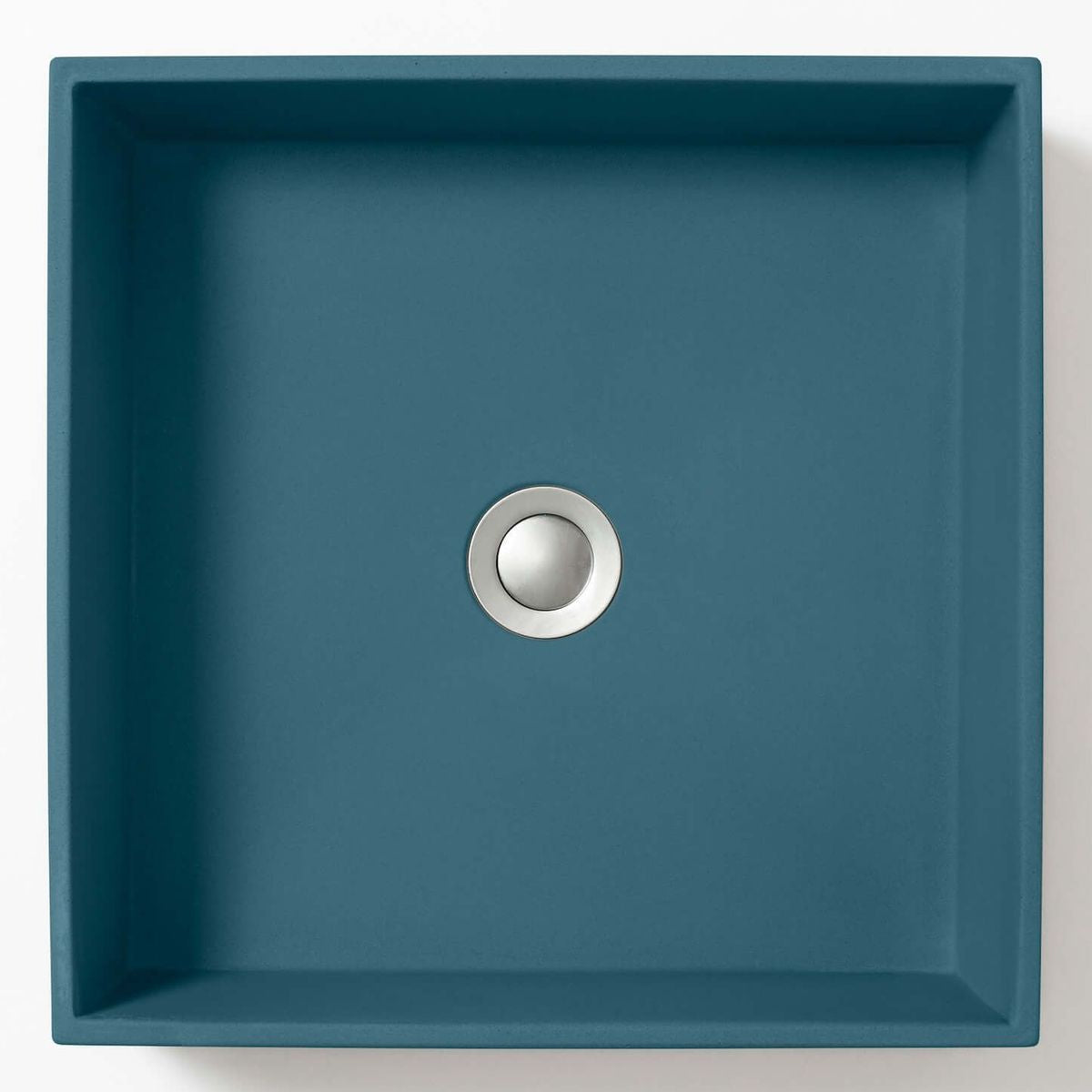 Baly Square Concrete Wall Mount Basin - Ocean
