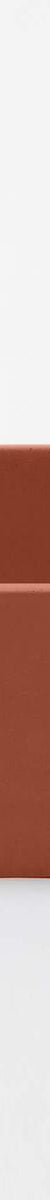 Baly Medium Rectangular Concrete Vessel Basin - Terracotta