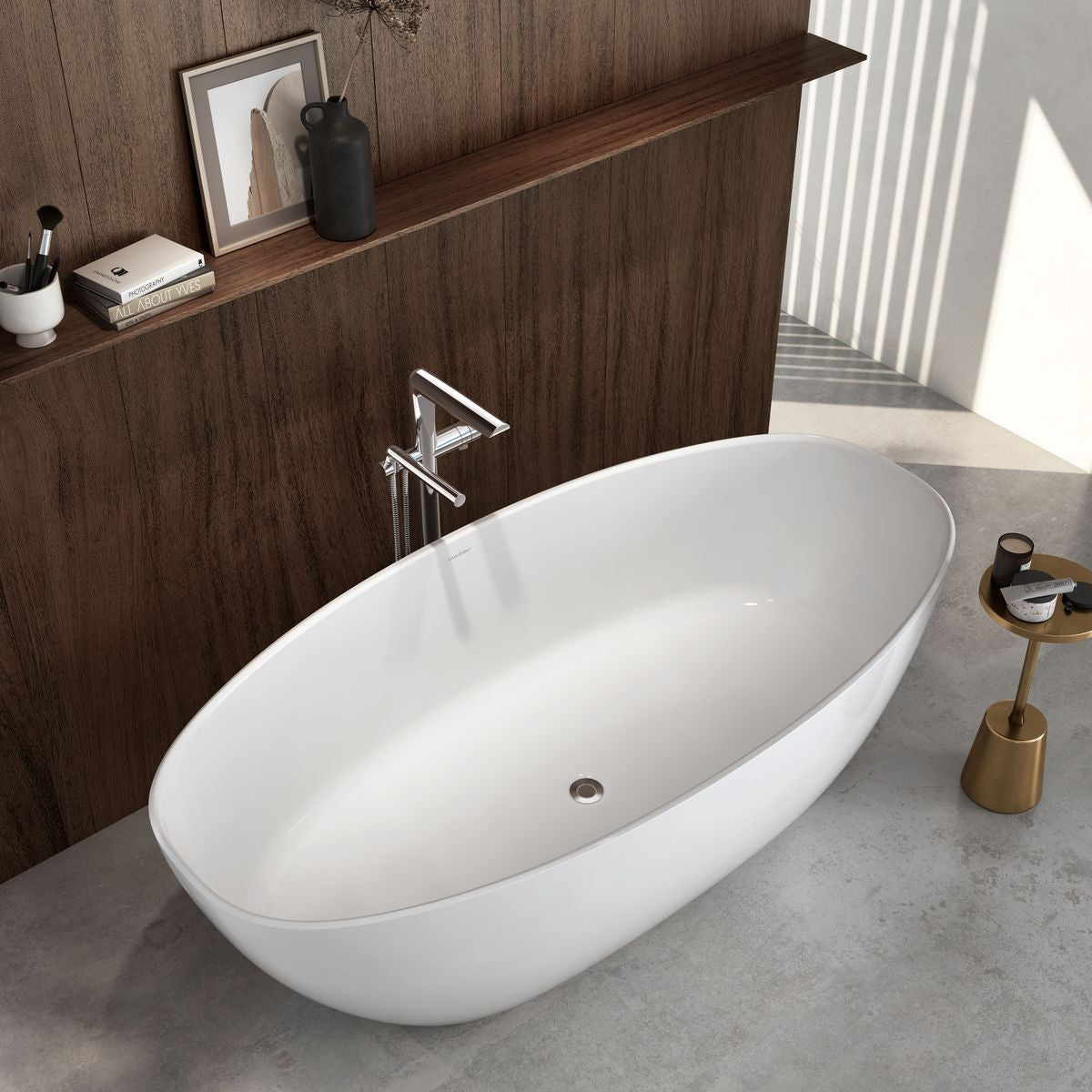 Victoria + Albert Barcelona 1800 Bath, Gloss White