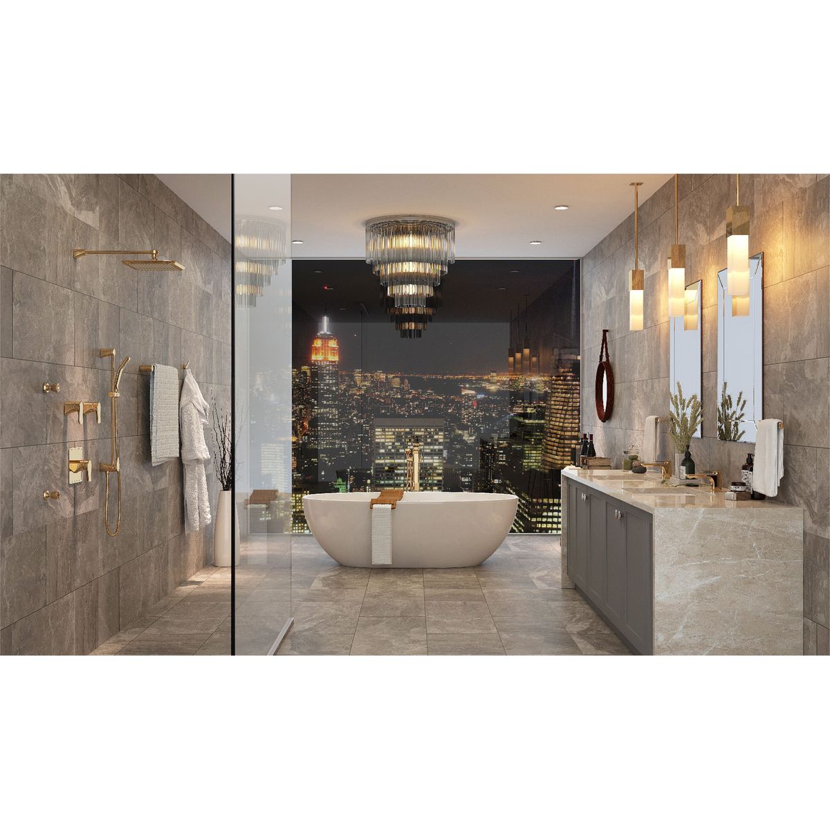 Victoria + Albert Barcelona 1800 Bath, Gloss White