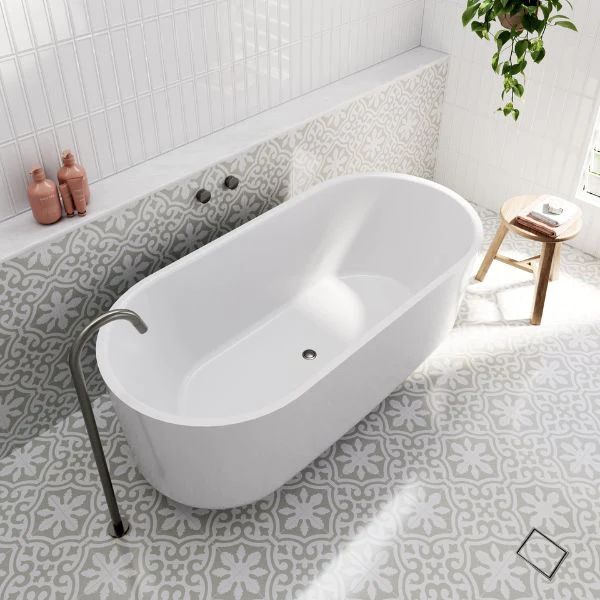 Bao Elegant 1500mm Freestanding Bath in Matte White