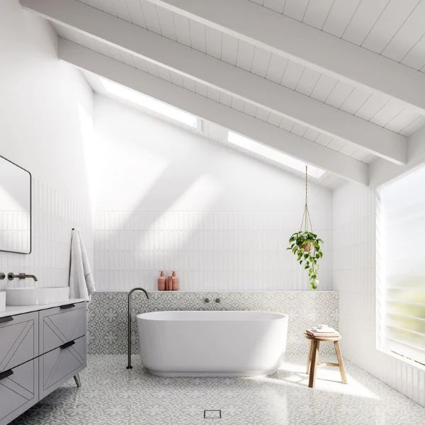 Bao Elegant 1500mm Freestanding Bath in Matte White