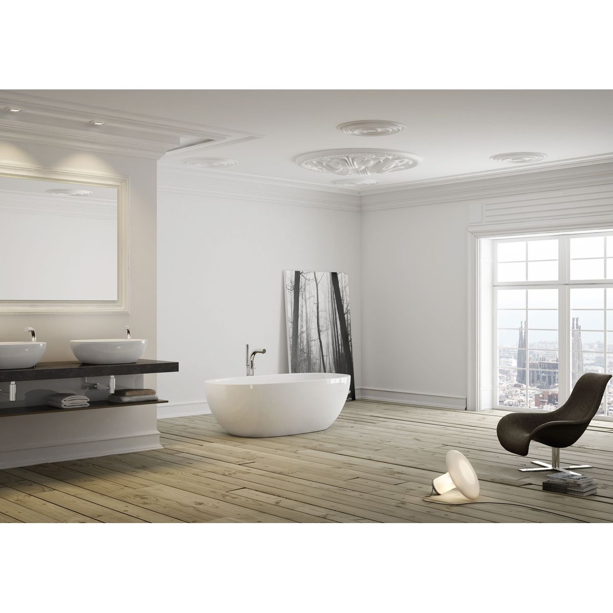 Victoria + Albert Barcelona Classic Bath, Matte White