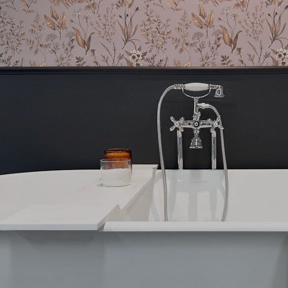 Solid Surface Bath Caddy 94 x 20 - Matte White