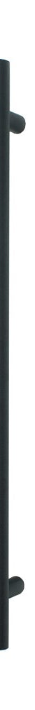 Vertical Single Heated Towel Bar BLK-VTR-950 Black