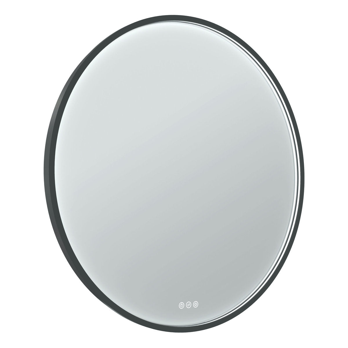 Euro Mirror OLEK - Black - 600mm LED Mirror