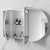 Bondi 1200mm x 750mm Shaving Cabinet - Matte White