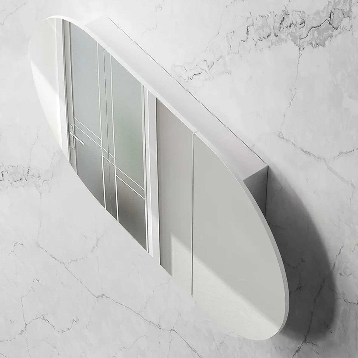 Bondi 1200mm x 750mm Shaving Cabinet - Matte White