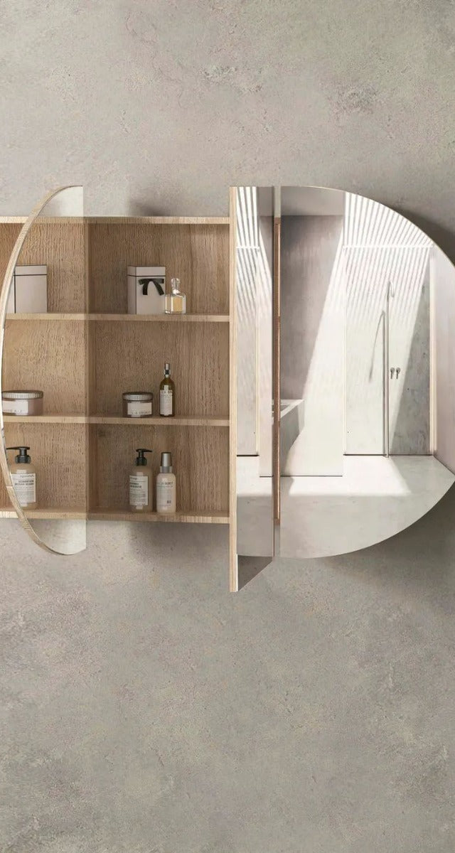 Bondi 1500X900 Shaving Cabinet - Natural Oak