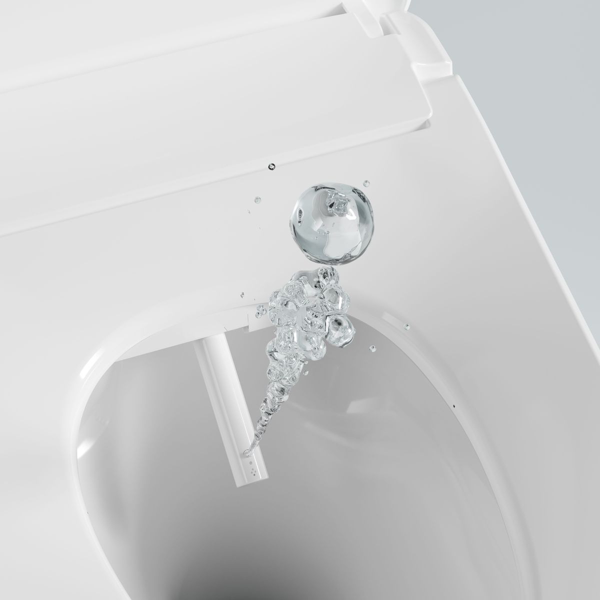 Thea Luxury Bidet Seat With Vega Rimless Toilet