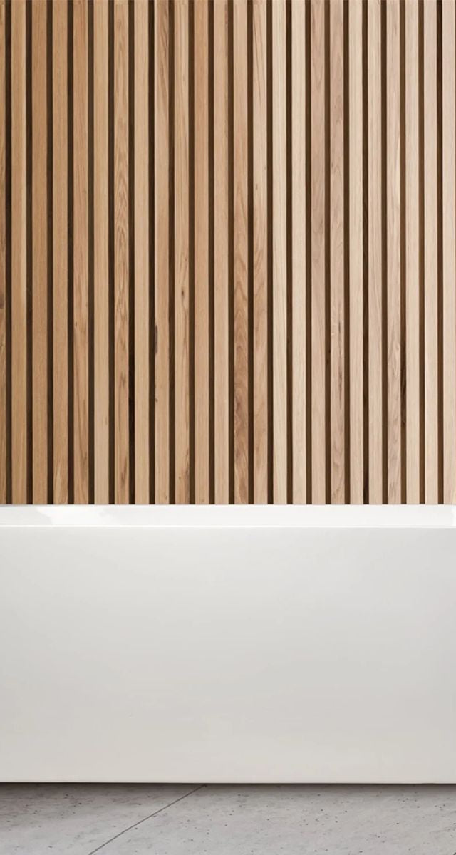 Auris 1400mm Corner Back to Wall Bathtub in Gloss White - Left Side Corner