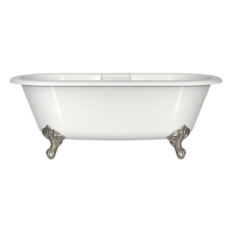 Victoria + Albert Cheshire Bath, Brushed Nickel Feet