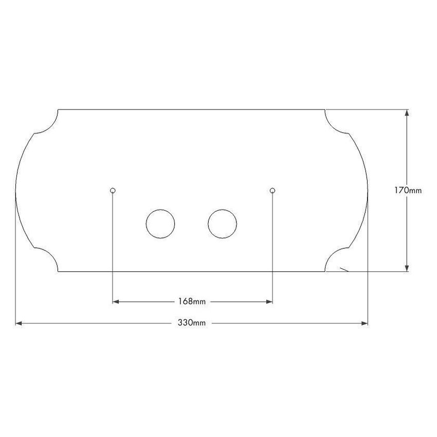 Claremont Brushed Nickel Flush Plate