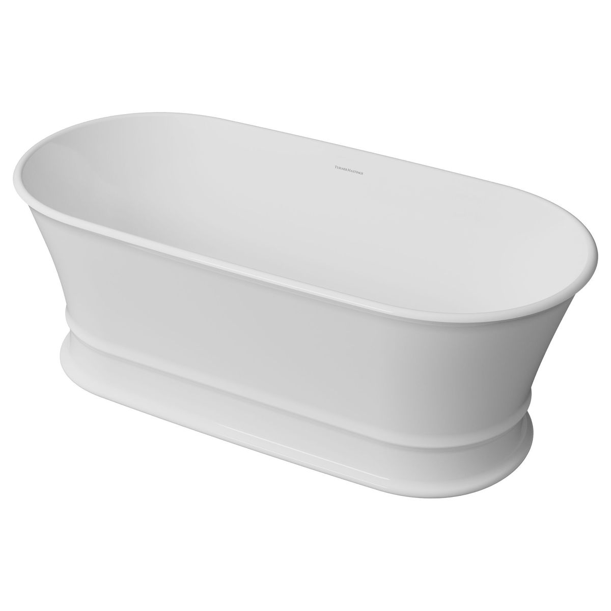 Turner Hastings Claremont 170 X 84 Magnacast Free Standing Bath - Matte White
