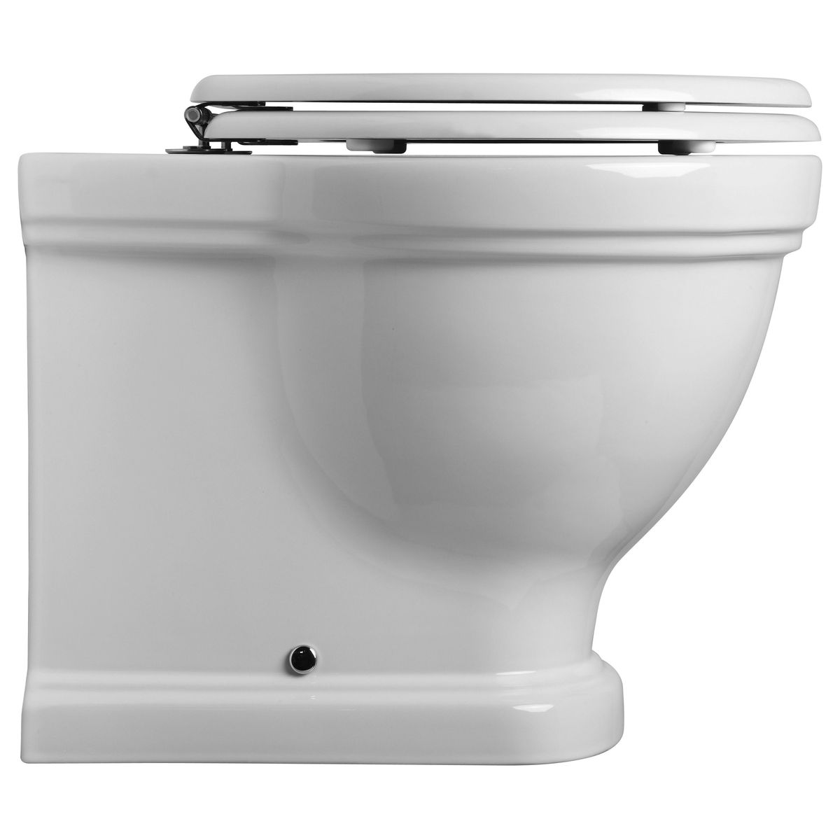 Claremont Floor Mounted Pan With Seat And Pan Bend