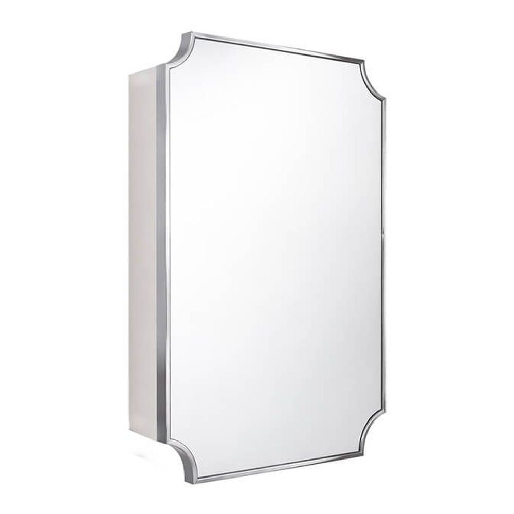 Claremont Mirror 80x50 Shaving Cabinet - Chrome