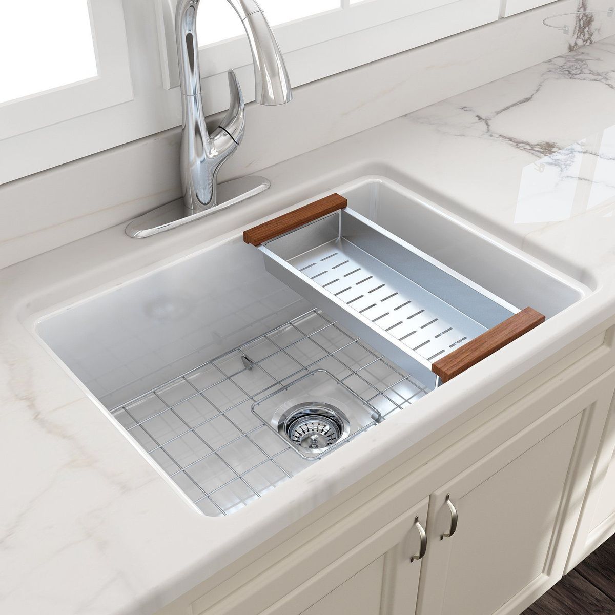 43X19 Sink Colander - Stainless Steel