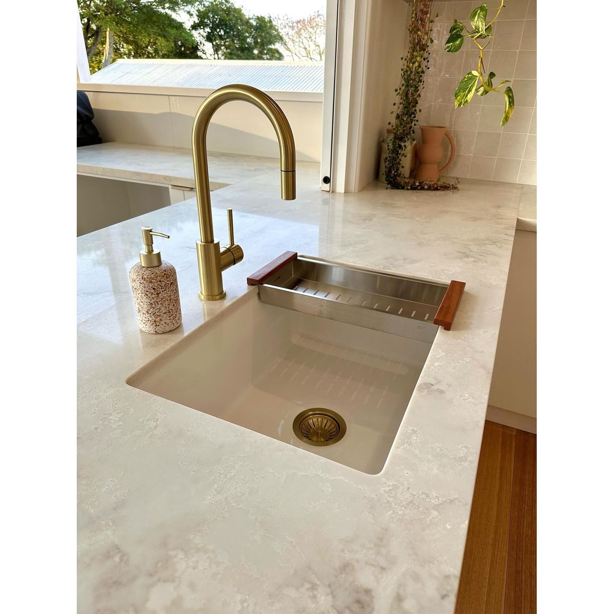 43X19 Sink Colander - Stainless Steel