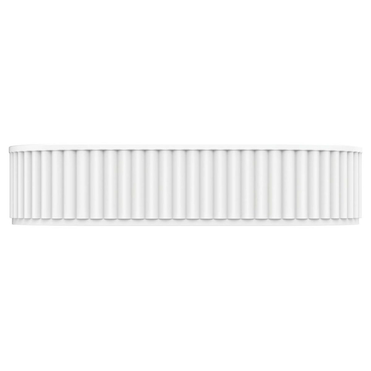 Minka Pill Solid Surface Above Counter Basin, Matte White