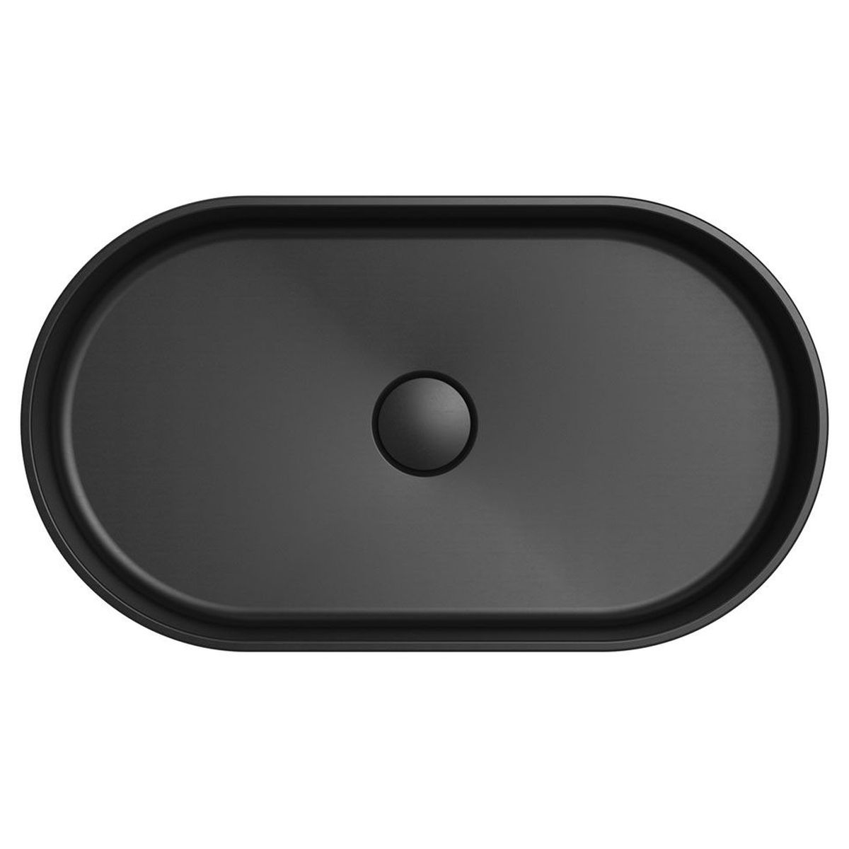 Minka Pill Solid Surface Above Counter Basin, Matte Black