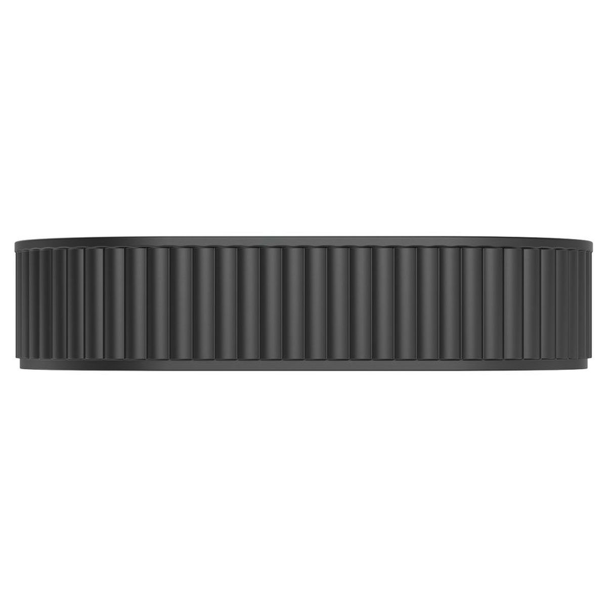 Minka Pill Solid Surface Above Counter Basin, Matte Black