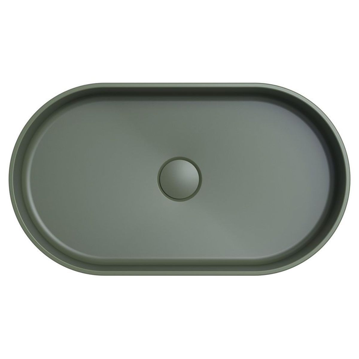 Minka Pill Solid Surface Above Counter Basin, Forest