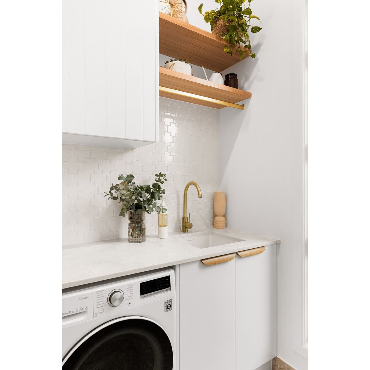 Cuisine 46X46 Inset/Undermount Fireclay Sink - Gloss White