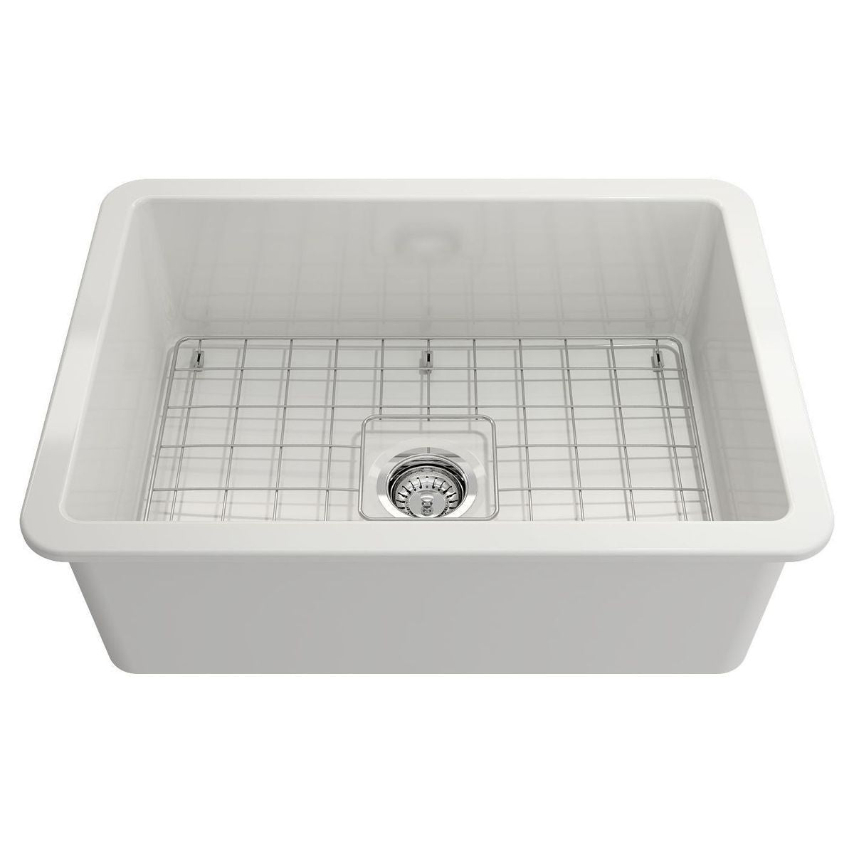 Cuisine 68X48 Inset/Undermount Fireclay Sink With Overflow