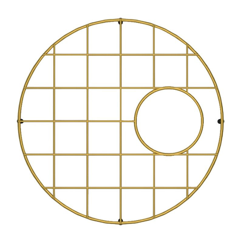Cuisine Round 47X47 Stainless Steel Grid - Brushed Brass