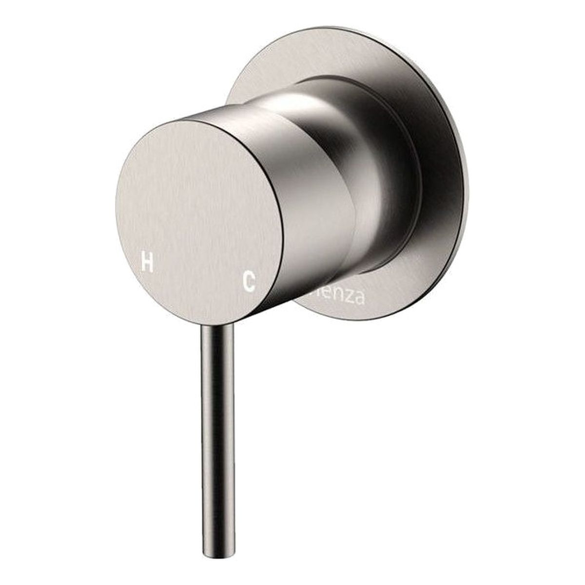 Kaya Wall Mixer Dress Kit, Small Round Plates, Brushed Nickel