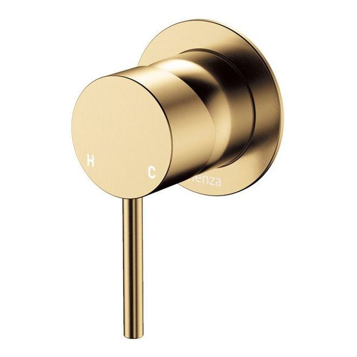 Kaya Wall Mixer Dress Kit, Small Round Plates, Urban Brass