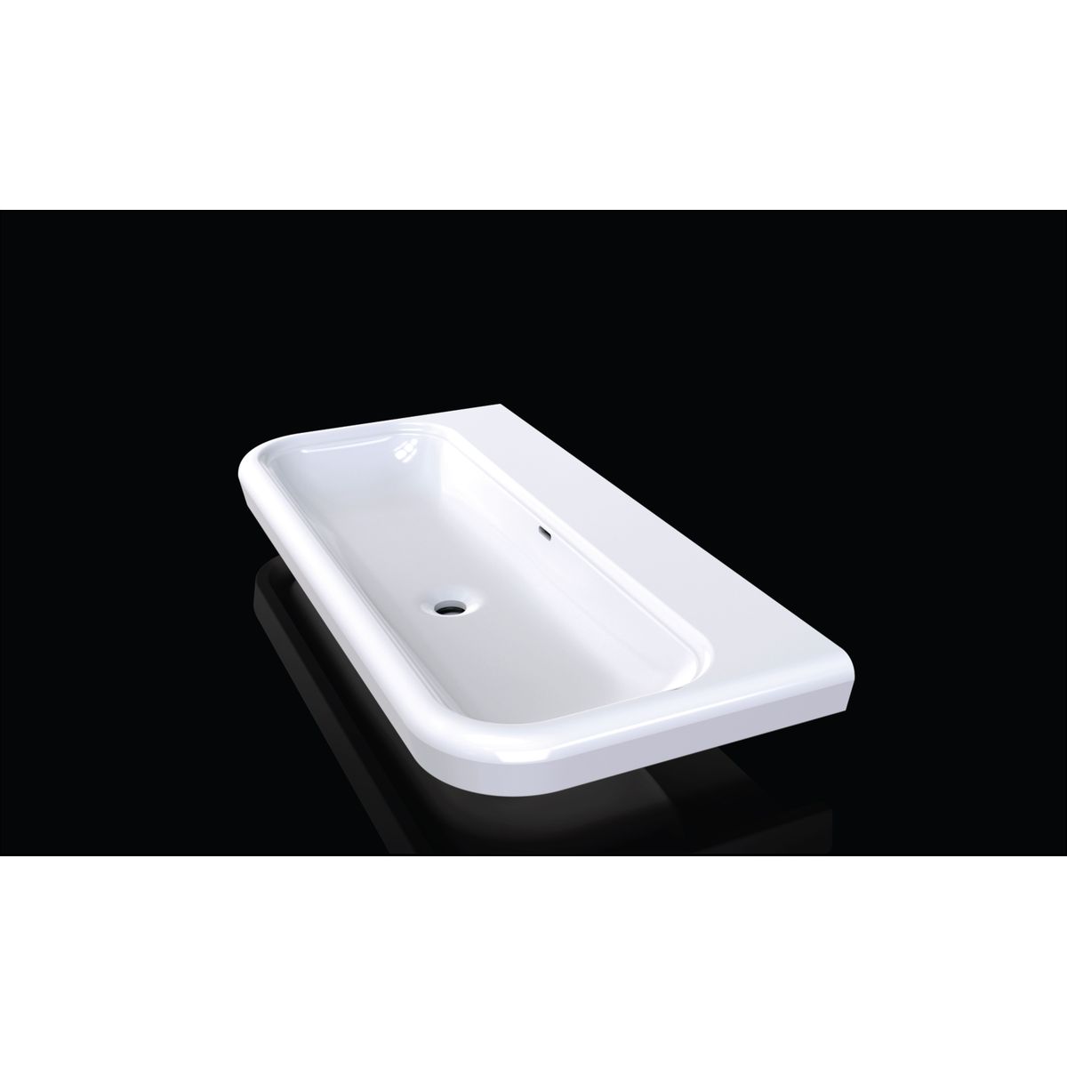 Victoria + Albert Lario 100 Solo Undermount Basin With Overflow, 1 Taphole