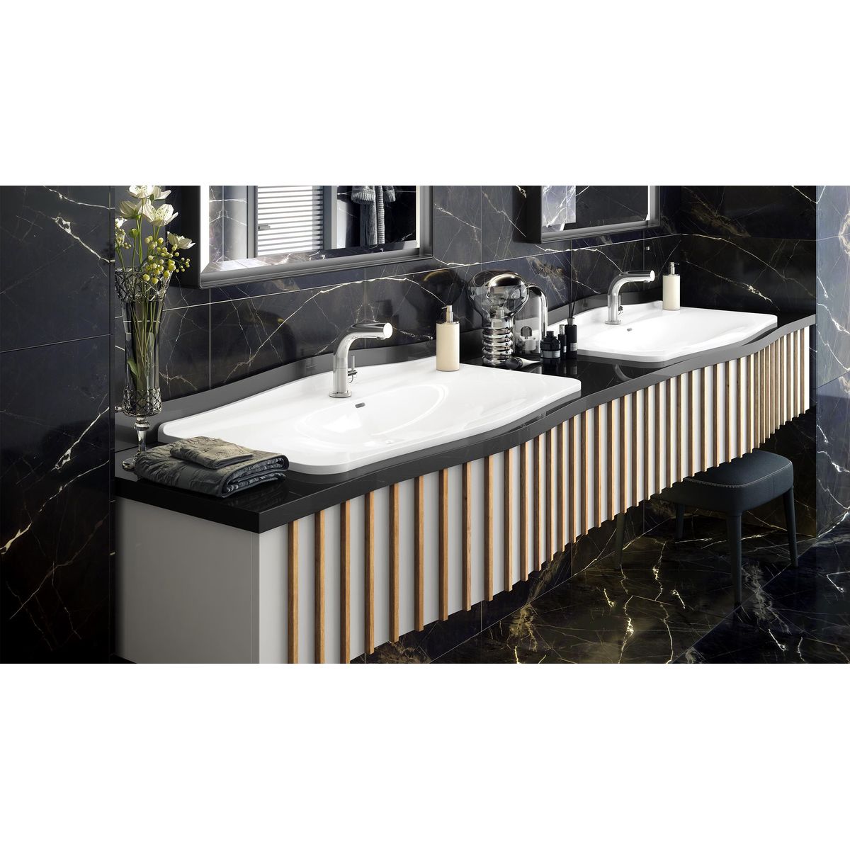 Victoria + Albert Mandello 114 Solo Undermount Basin With Overflow, 3 Tapholes